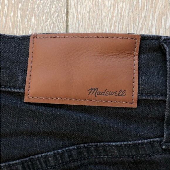 NWT Madewell Women's Black 9”High-Rise Skinny Frayed Jeans SIZE 26S Stretch - Picture 12 of 14